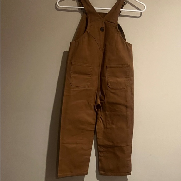 Carhartt Brown Kids One Piece Overalls - Picture 2 of 2